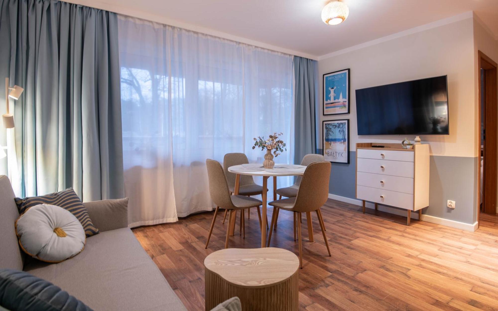 Apartamenty Mistral Z Parkingiem - Promenada & Morze - Apartamenty Na Wyspie 슈비노우이스쳬 외부 사진
